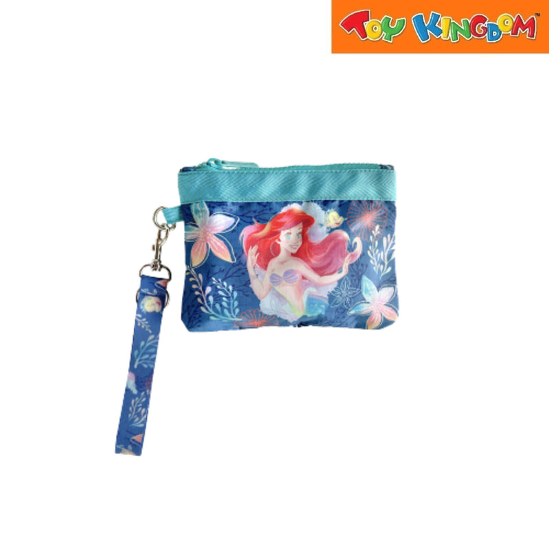Zippies Lab Disney Little Mermaid Ariel Pearlescent Wristlet With Detachable Strap