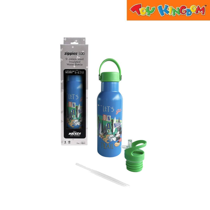 Zippies Lab Disney Mickey Mouse Stainless Steel Insulated Water Bottle Mickey’s Outdoor Fun