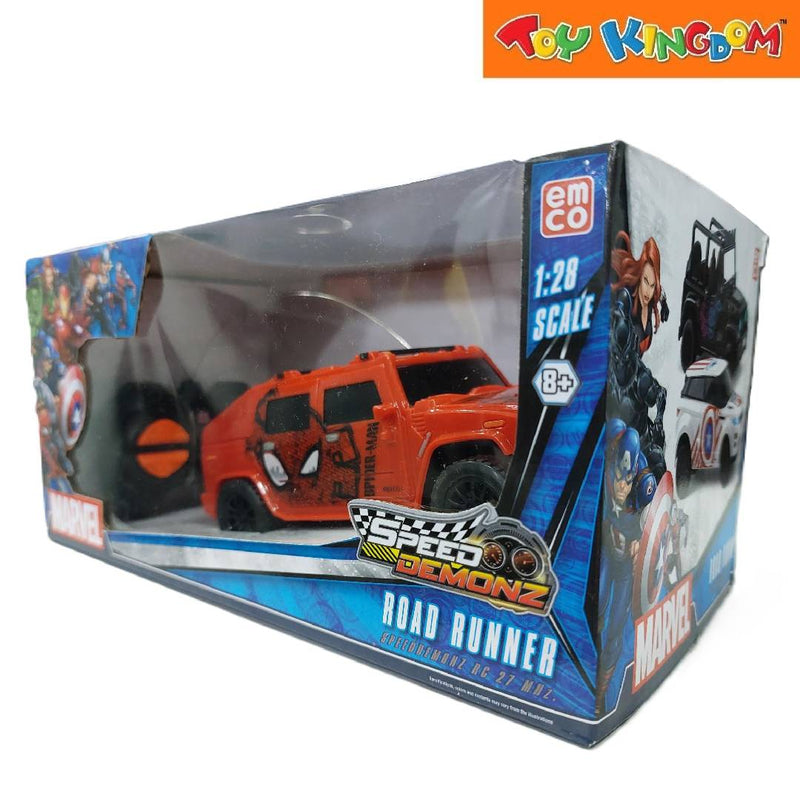 Marvel Speed Demonz Road Runner Spider-Man Jeep RC Die-cast