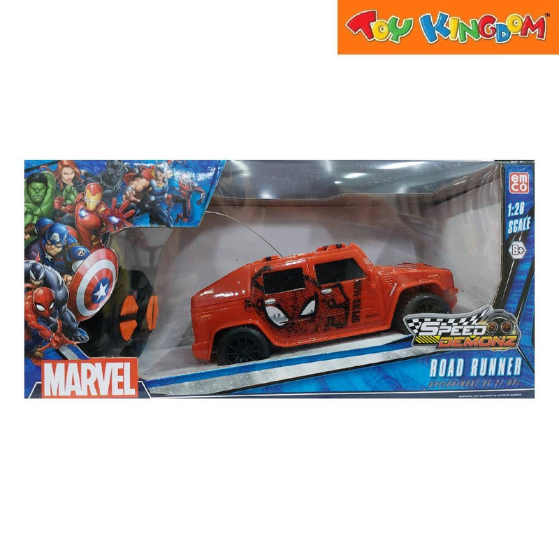 Marvel Speed Demonz Road Runner Spider-Man Jeep RC Die-cast