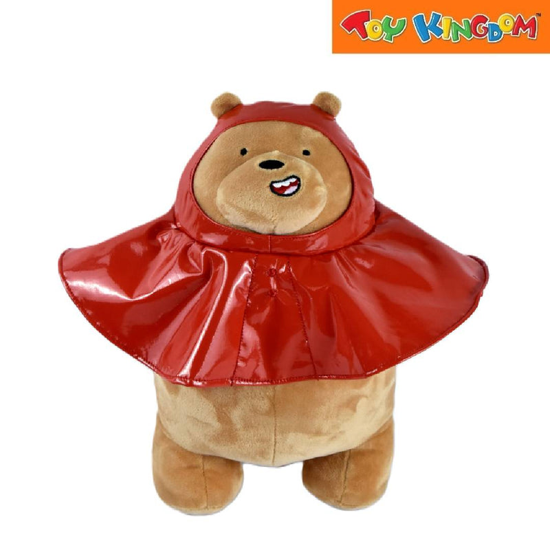 We Bare Bears Grizzly 11.5 inch Raincoat Plush