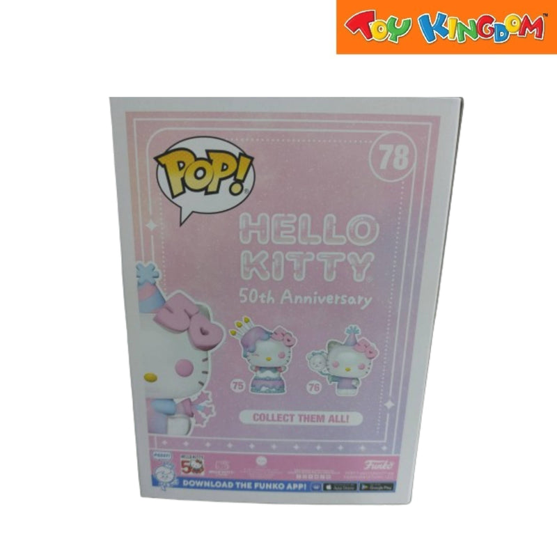 Funko Pop! No.78 50th Anniversary Hello Kitty With Party Hat Vinyl Figure