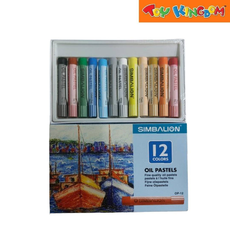 Simbalion 12 Colors Oil Pastels