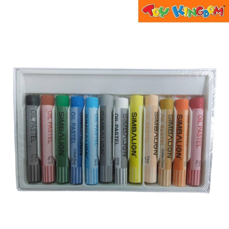 Simbalion 12 Colors Oil Pastels