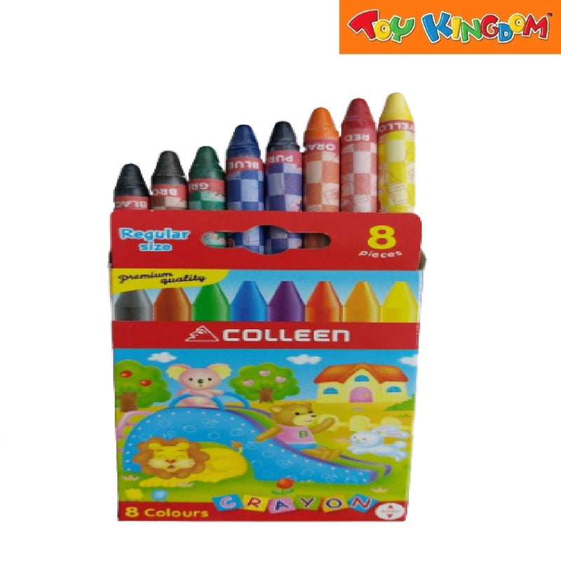 Colleen 8 Colors Regular Size Premium Quality Crayon