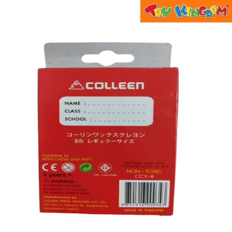 Colleen 8 Colors Regular Size Premium Quality Crayon