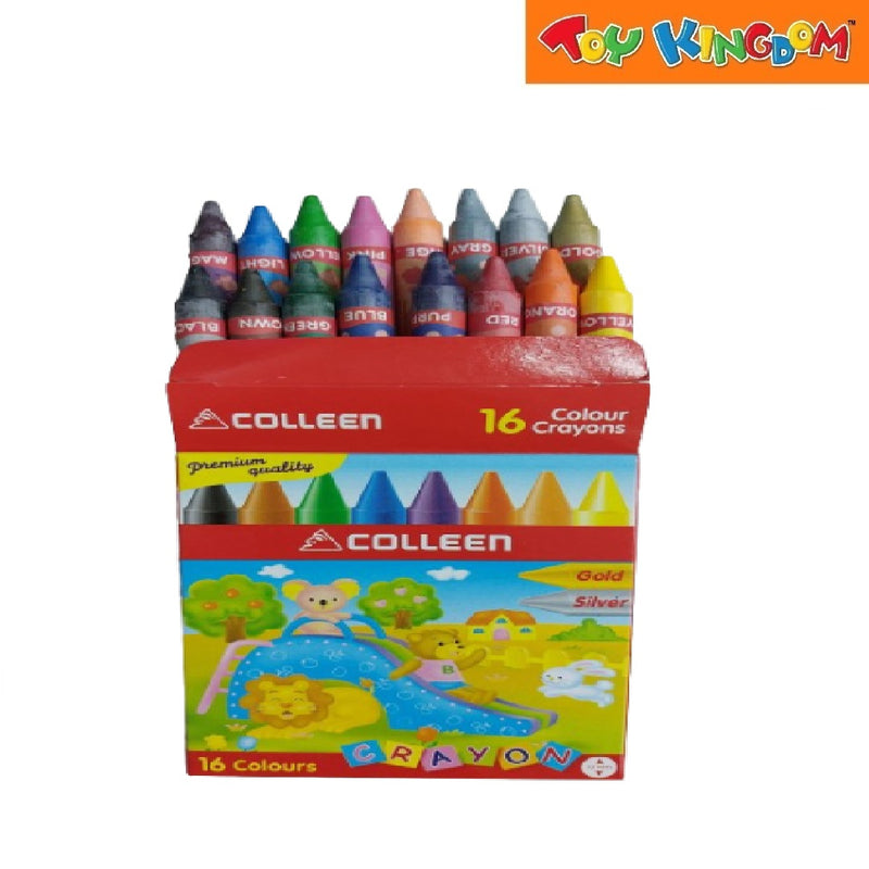 Colleen 16 Colors Jumbo Size Premium Quality Crayon