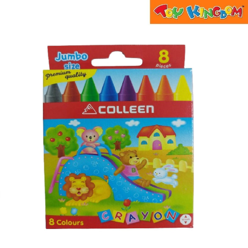 Colleen 8 Colors Jumbo Size Premium Quality Crayon