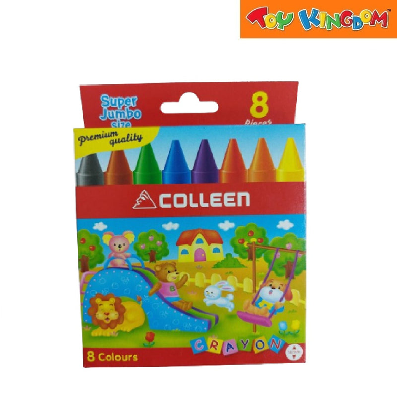 Colleen 8 Colors Super Jumbo Size Premium Quality Crayon