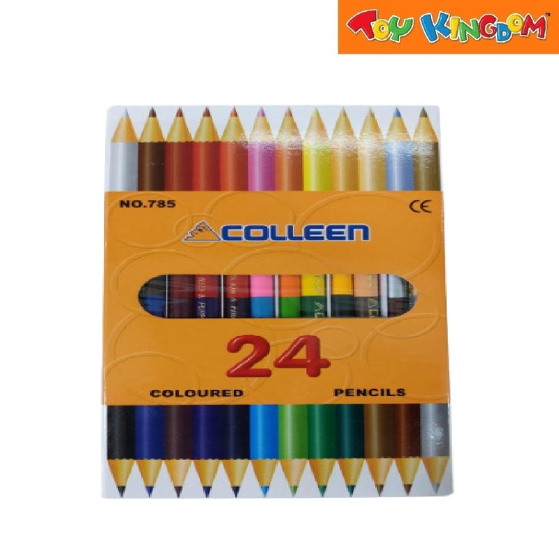 Colleen 24 Colored Pencils Dual Tip Round