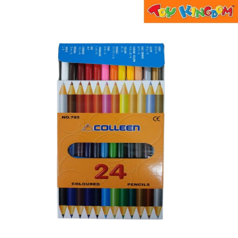 Colleen 24 Colored Pencils Dual Tip Round