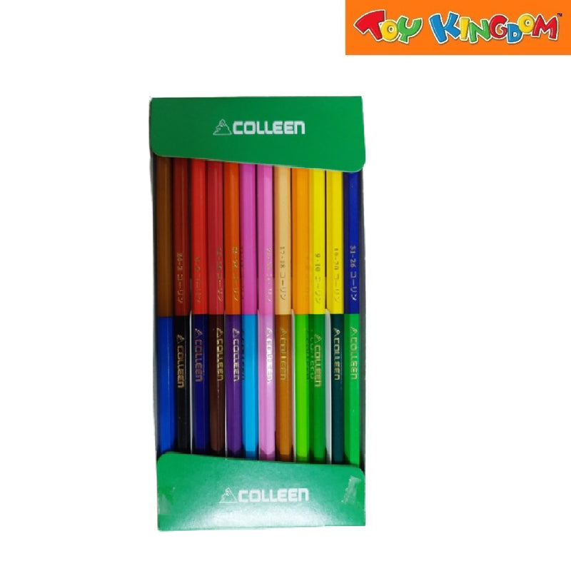 Colleen 24 Colored Pencils Dual Tip Hexagon