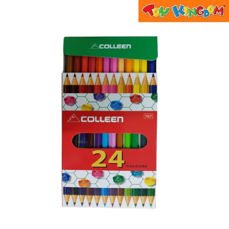 Colleen 24 Colored Pencils Dual Tip Hexagon