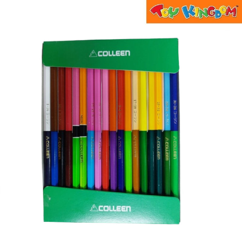 Colleen 36 Colored Pencils Dual Tip Hexagon