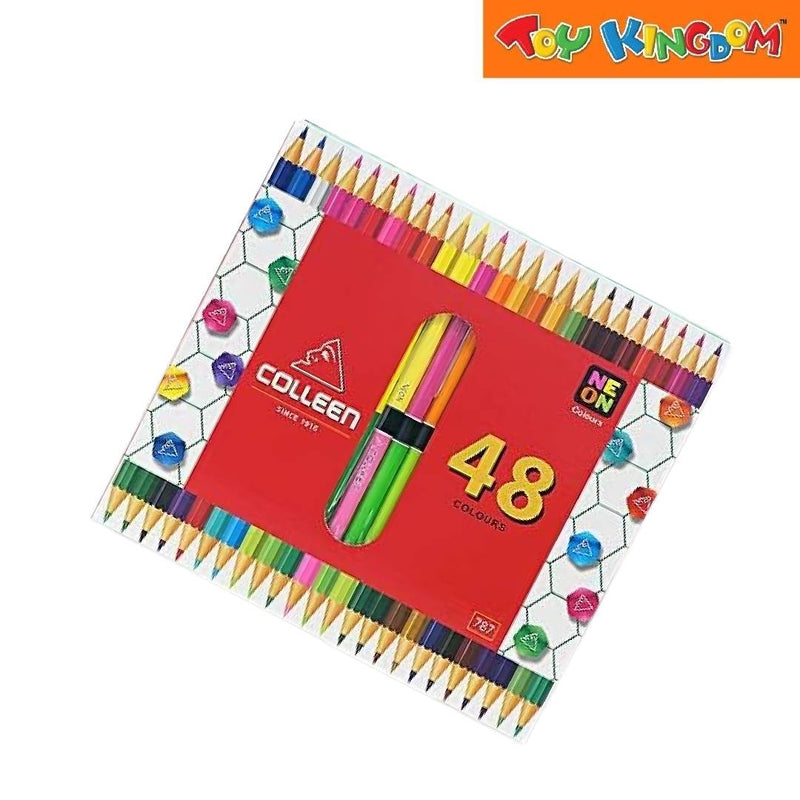 Colleen 48 Colored Pencils Dual Tip Hexagon