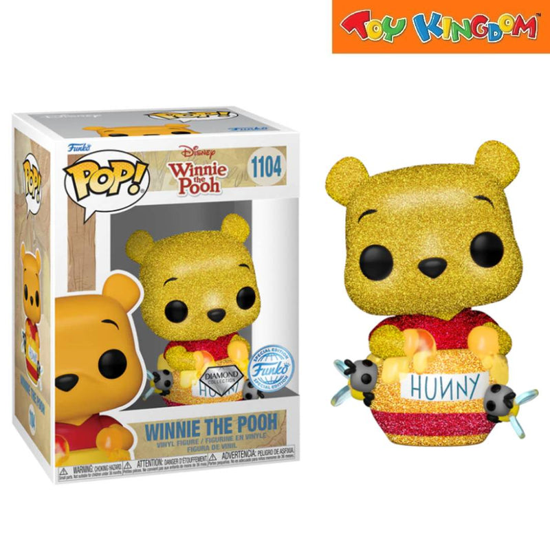 Funko Pop! Disney Diamond Collection Winnie The Pooh With Honey Pot Vinyl Figure