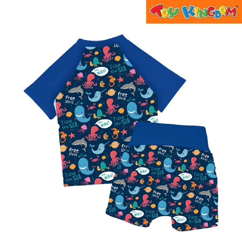 MommyHugs Deep Ocean Friends 2pcs Rash Guard