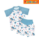 MommyHugs Whale 2pcs Rash Guard
