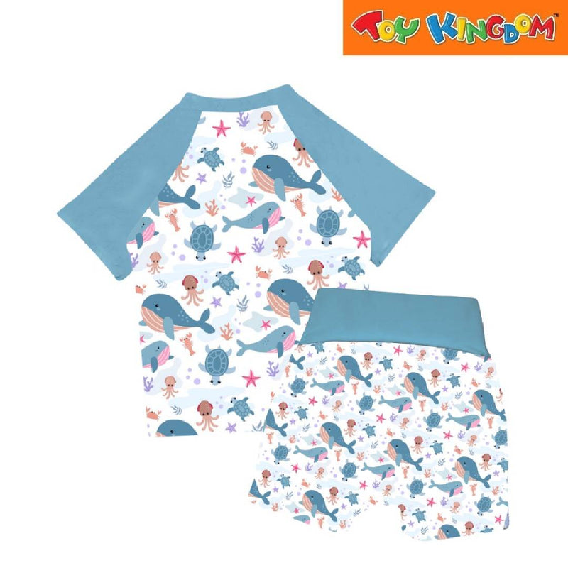 MommyHugs Whale 2pcs Rash Guard