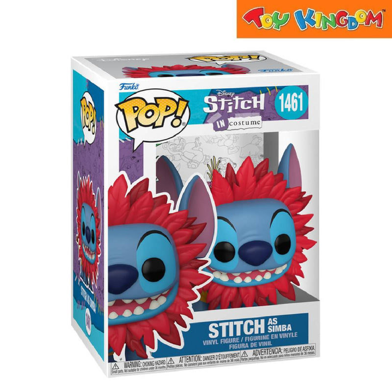 Funko Pop! Disney Stitch Simba In Costume Vinyl Figure