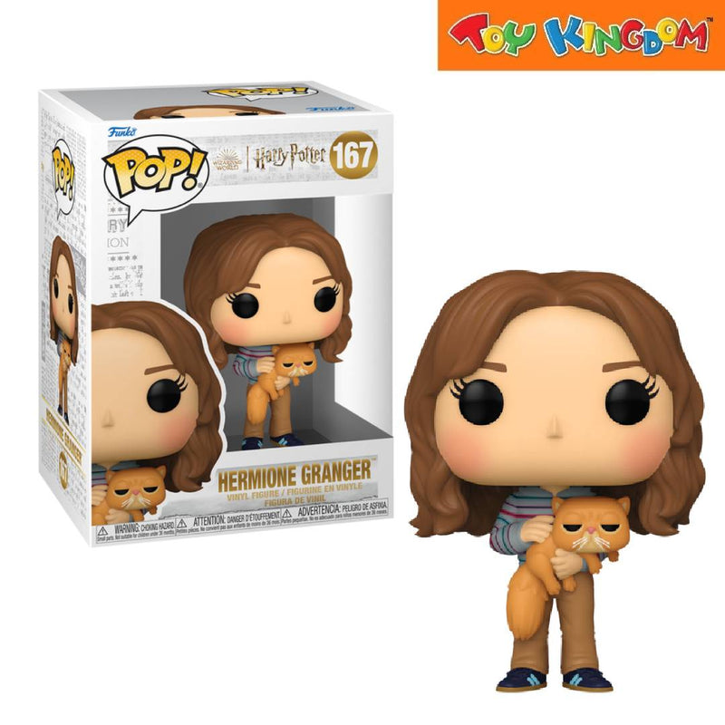 Funko Pop! Wizarding World Harry Potter Hermione Granger With Crookshanks Vinyl Figure