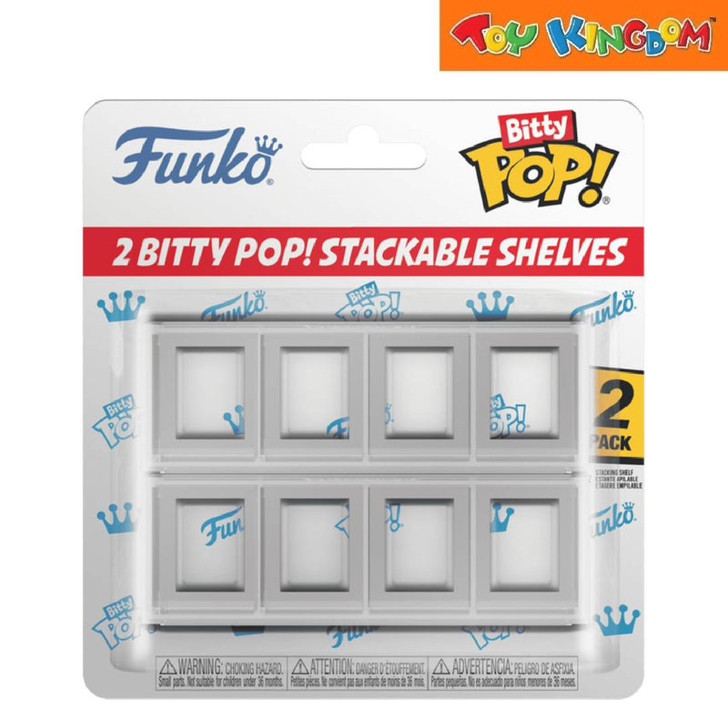 Funko Bitty Pop! Stackable Shelves 2 Packs Acrylic Display Case