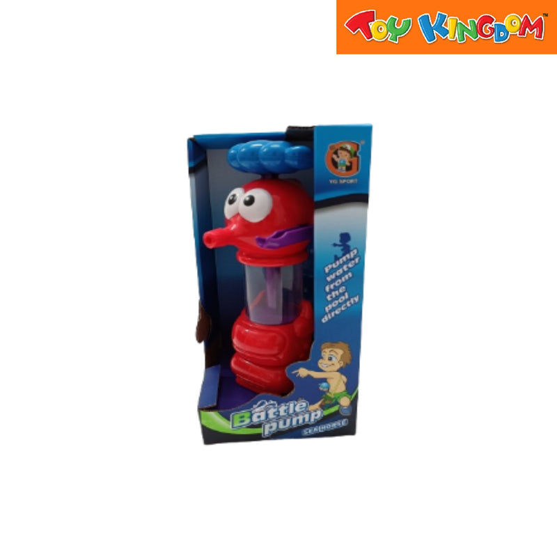 Seahorse Red Water Balloon Pump With 50pcs Water Balloons