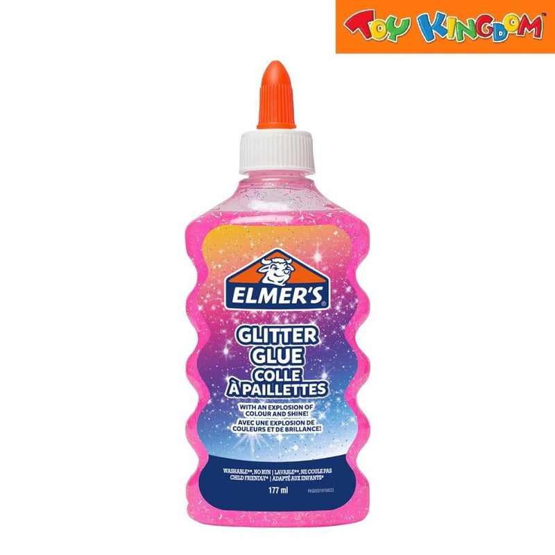 Elmer's Glitter Glue & Magical Liquid Pink Belt Pack Slime Time