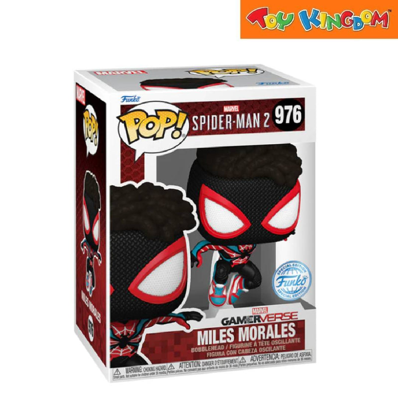 Funko Pop! Marvel Spider-Man 2 Miles Morales Evolved Suit Action Figure