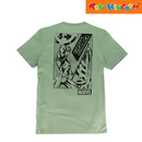 Marvel Avengers Captain America Mulch Green Round Neck Shirt