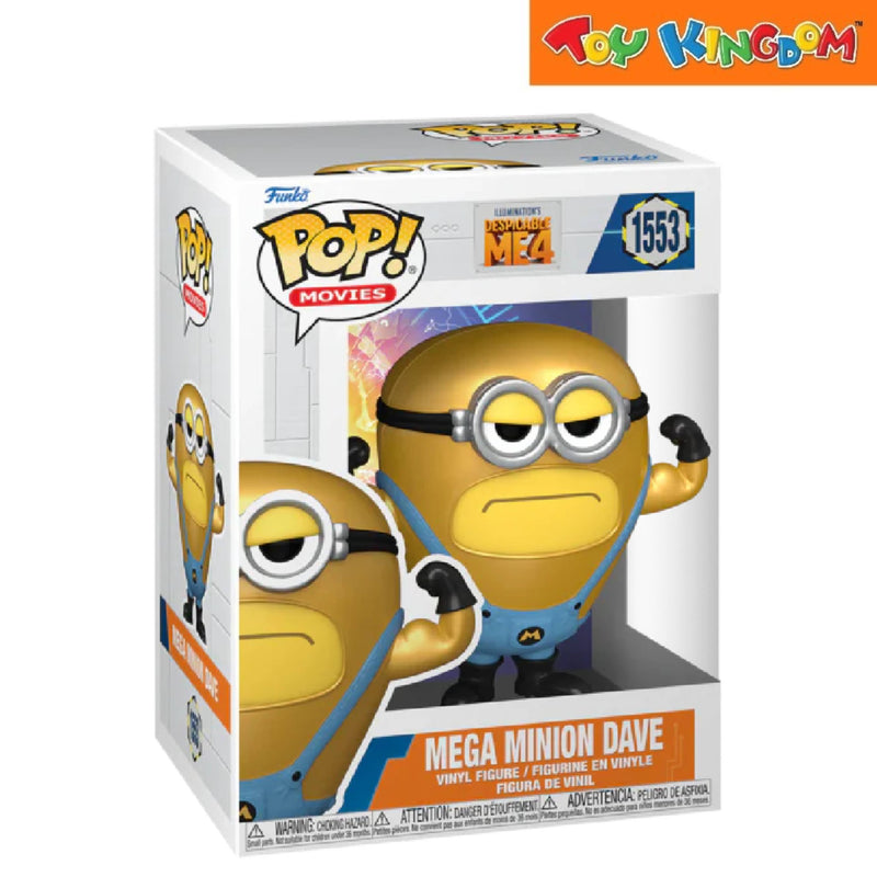 Funko Pop! Movies Despicable Me 4 Mega Minion Dave Action Figure