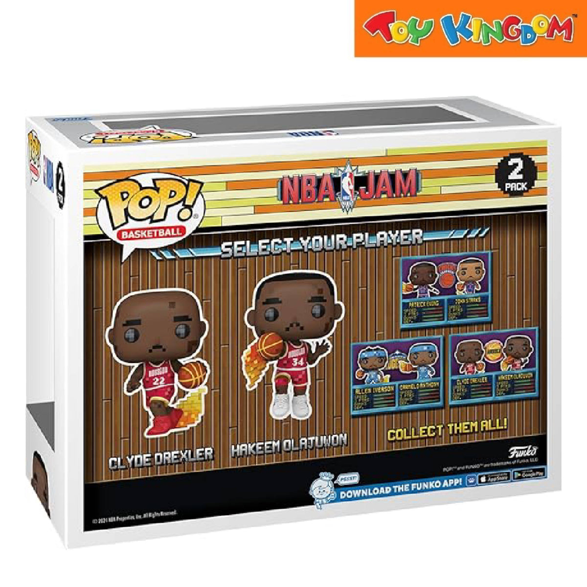 Funko Pop! Basketball NBA Jam Clyde Drexler & Hakeem