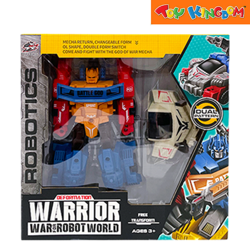 Deformation Warrior War For Robot World Robotics Blue Action Figure