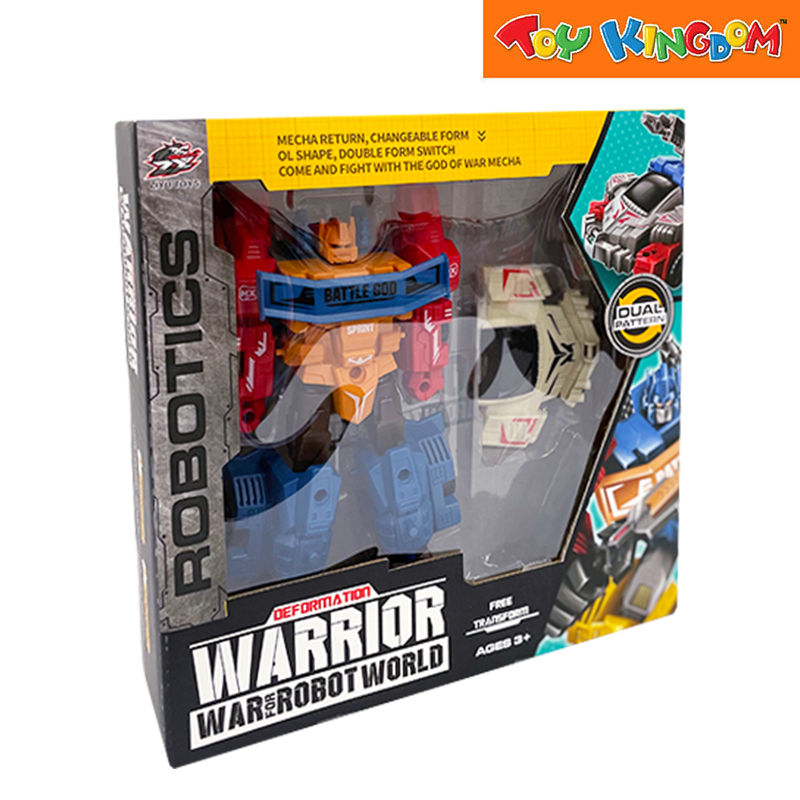 Deformation Warrior War For Robot World Robotics Blue Action Figure