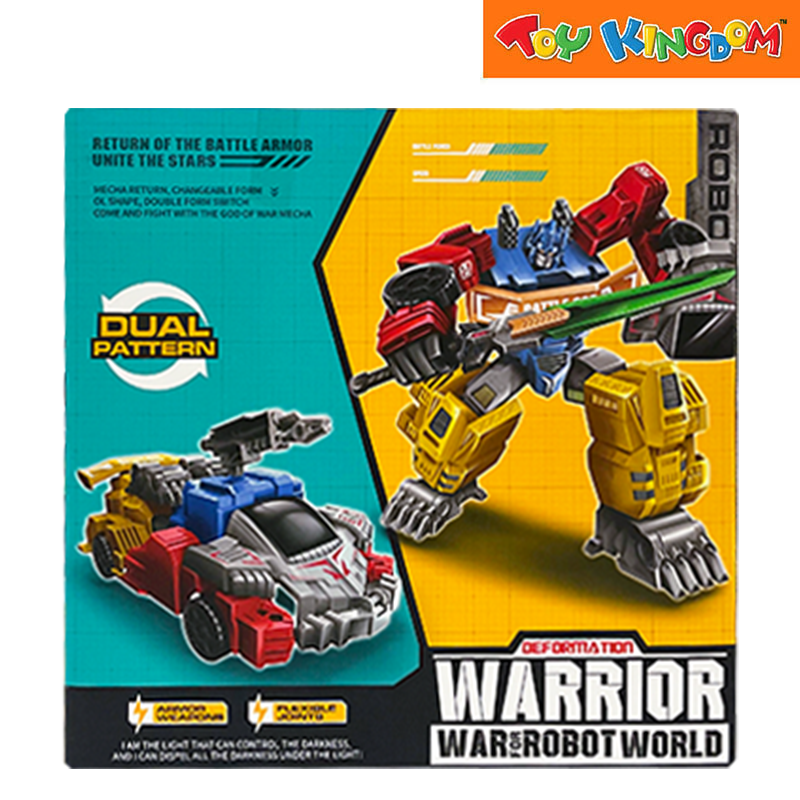 Deformation Warrior War For Robot World Robotics Blue Action Figure