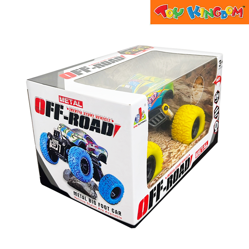 Off- Road Fix Black & Yellow Inertia Stunt Vehicle