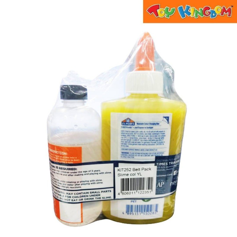 Elmer's Yellow Belt Pack Slime Color Changing Glue