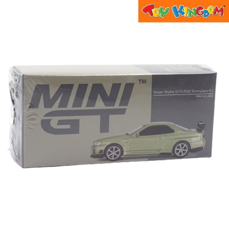 hpiracing トミーカイラ R34 ミレニアムジェイド Mini GT 1:64 Nissan Skyline GT-R (R34)Tommykaira R-z