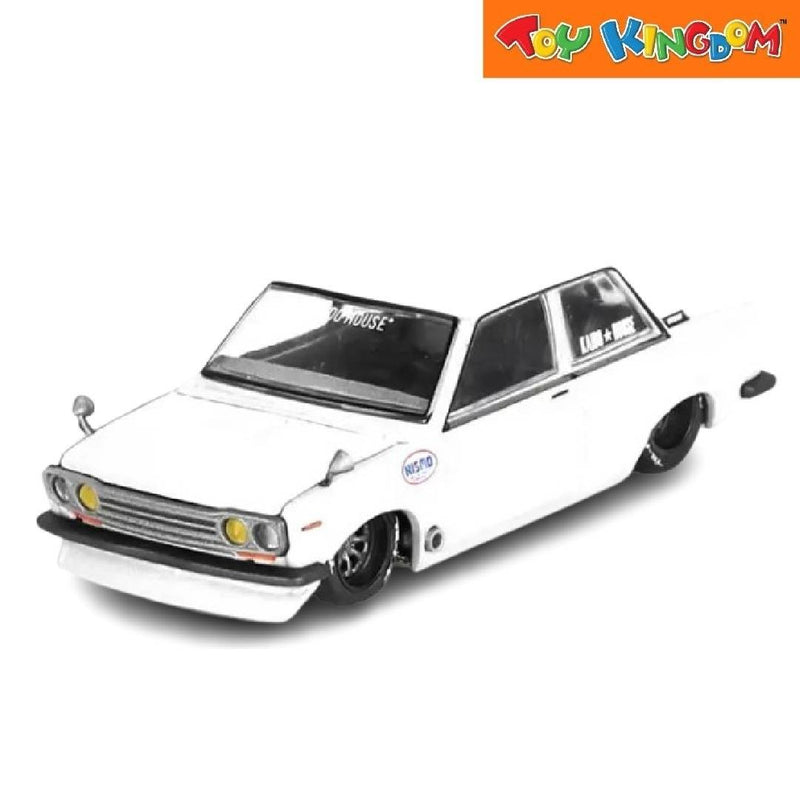 Mini GT Kaido House Datsun 510 Street Nismo V2 White Die-cast