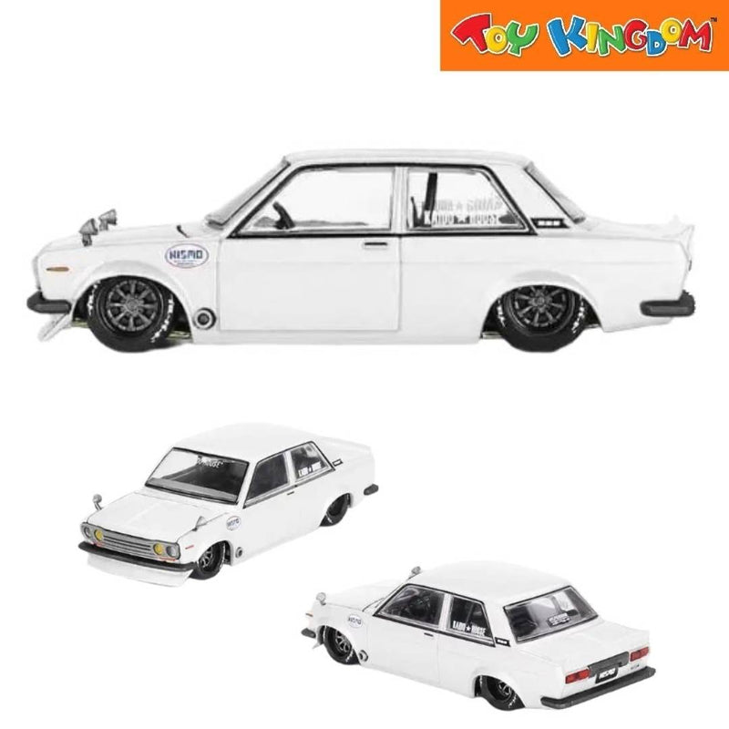 Mini GT Kaido House Datsun 510 Street Nismo V2 White Die-cast