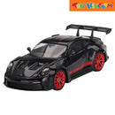 Mini GT Porsche 911 GT3 RS Black With Pyro Red Die-cast