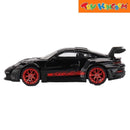 Mini GT Porsche 911 GT3 RS Black With Pyro Red Die-cast