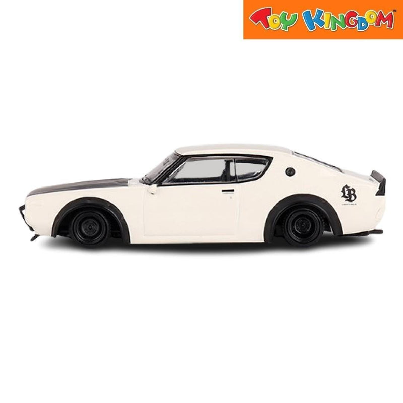 Mini GT Nissan Skyline Kenmeri Liberty Walk White Die-cast