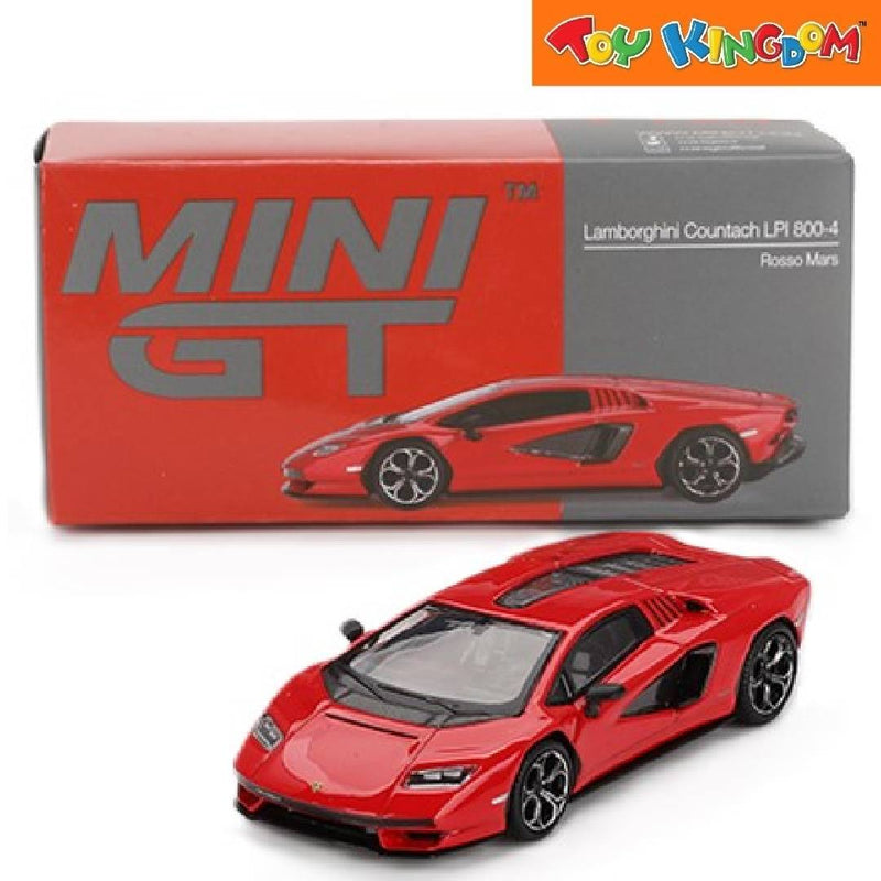 Mini GT Lamborghini Countach LPI 800 4 Rosso Mars Die-cast
