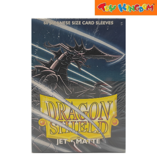 Arcane Tinmen Dragon Shield Jet Matte 60 Japanese Size Card Sleeves