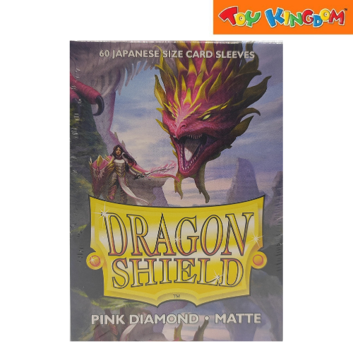 Arcane Tinmen Dragon Shield Pink Diamond Matte 60 Japanese Size Card Sleeves