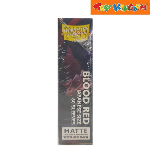 Arcane Tinmen Dragon Shield Blood Red Matte 60 Japanese Size Card Sleeves