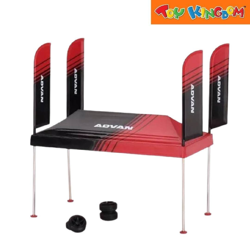Mini GT Paddock Service Tent Set Advan Die-cast