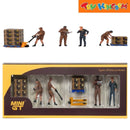 Mini GT Figurine UPS Driver And Workers Die-cast