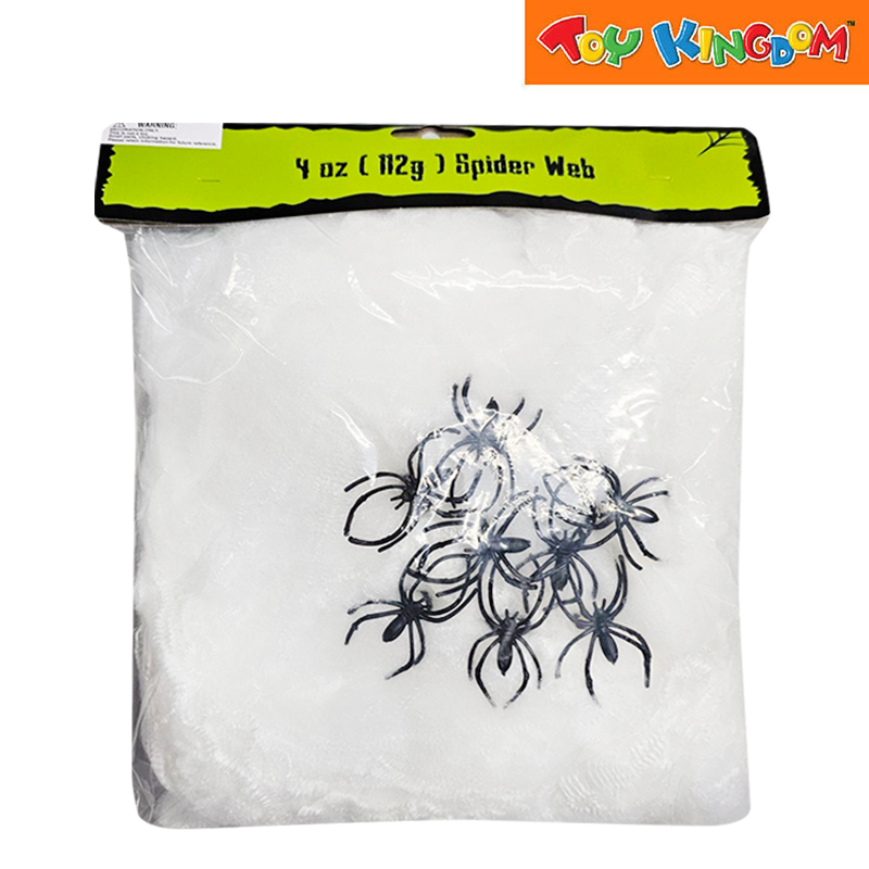Halloween Spider Web With 8pcs Spiders